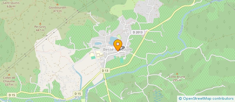 localisation de l'entreprise MONSIEUR DOMINIQUE MAMINO  BESSE-SUR-ISSOLE