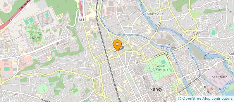 localisation de l'entreprise MONSIEUR DOMINIQUE MANSON  NANCY