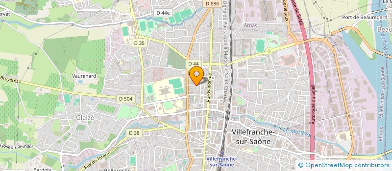 localisation de l'entreprise MONSIEUR DOMINIQUE MAPPUS à VILLEFRANCHE-SUR-SAONE