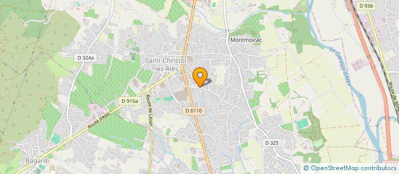 localisation de l'entreprise MONSIEUR DOMINIQUE MARC  SAINT-CHRISTOL-LEZ-ALES