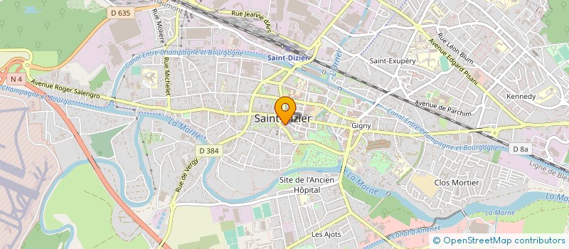 localisation de l'entreprise MONSIEUR DOMINIQUE MARC à SAINT-DIZIER