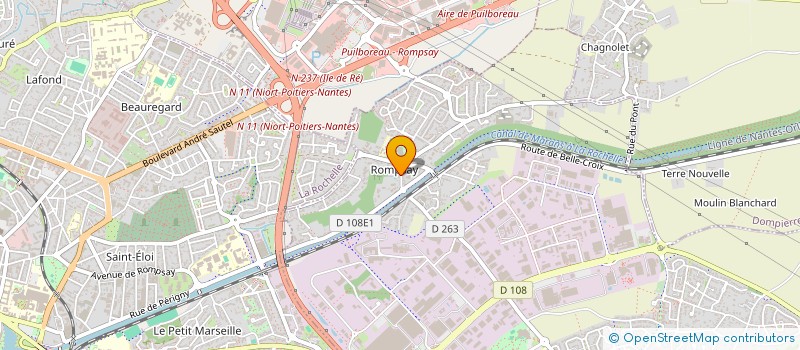 localisation de l'entreprise MONSIEUR DOMINIQUE MARCHETEAU  PERIGNY