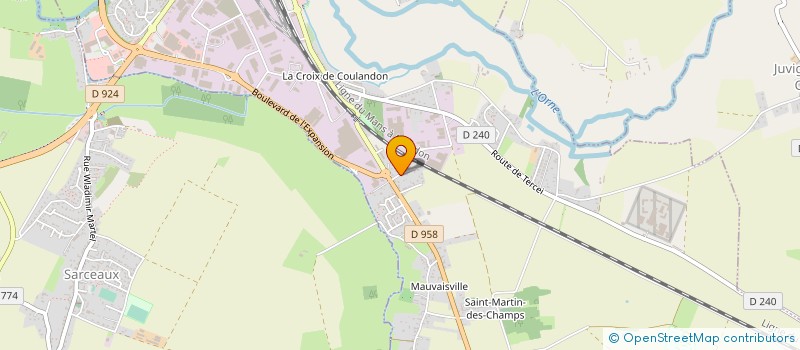 localisation de l'entreprise MONSIEUR DOMINIQUE MARESCOT à ARGENTAN