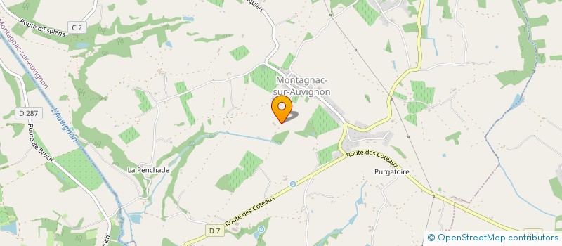 localisation de l'entreprise MONSIEUR DOMINIQUE MARGERITE à MONTAGNAC-SUR-AUVIGNON