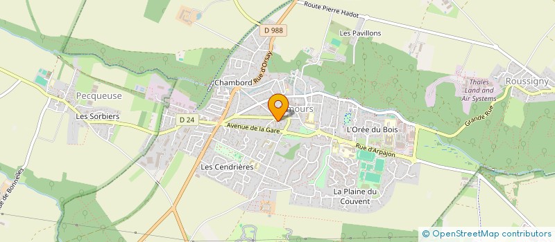 localisation de l'entreprise MONSIEUR DOMINIQUE MARICOT  LIMOURS