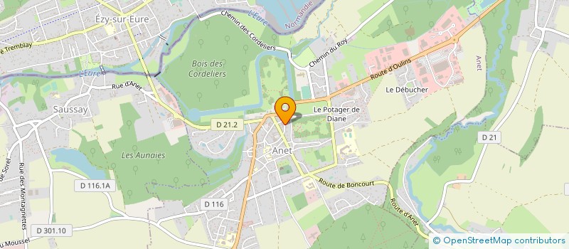 localisation de l'entreprise MONSIEUR DOMINIQUE MARIE à ANET