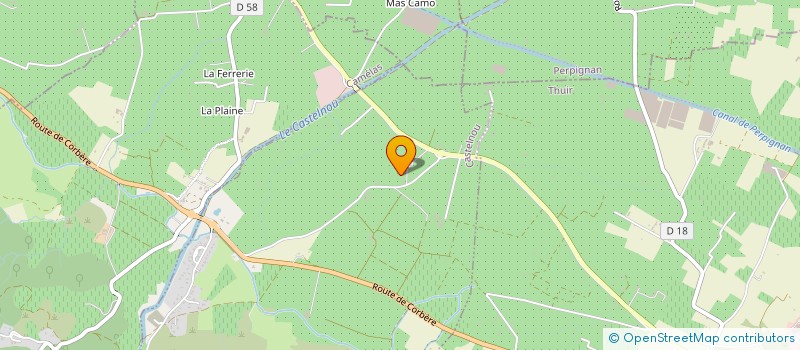 localisation de l'entreprise MONSIEUR DOMINIQUE MARIN  CASTELNOU