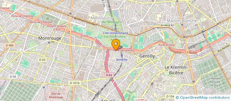 localisation de l'entreprise MONSIEUR DOMINIQUE MARTIGNE à GENTILLY