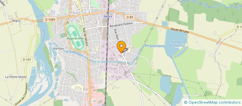 localisation de l'entreprise MONSIEUR DOMINIQUE MARTIN  FEURS