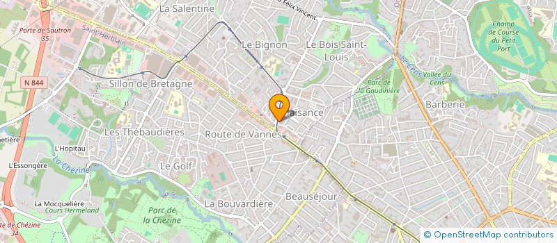 localisation de l'entreprise MONSIEUR DOMINIQUE MARTIN à ORVAULT