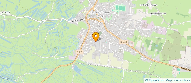 localisation de l'entreprise MONSIEUR DOMINIQUE MARTIN  BEAUVOIR-SUR-MER