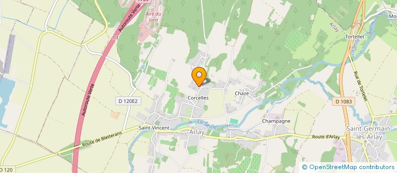 localisation de l'entreprise MONSIEUR DOMINIQUE MARTIN  ARLAY