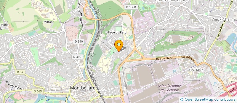 localisation de l'entreprise MONSIEUR DOMINIQUE MARTIN à MONTBELIARD