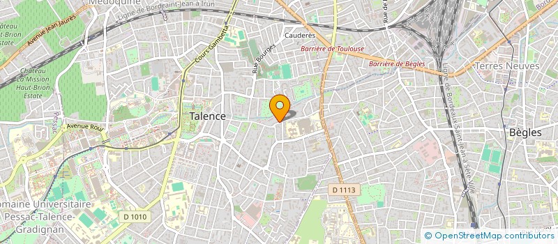 localisation de l'entreprise MONSIEUR DOMINIQUE MARTIN  TALENCE