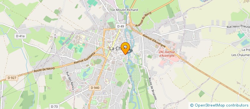 localisation de l'entreprise MONSIEUR DOMINIQUE MARTIN à LA CHATRE