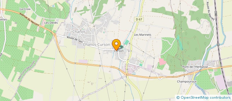 localisation de l'entreprise MONSIEUR DOMINIQUE MARTIN à CHANOS-CURSON