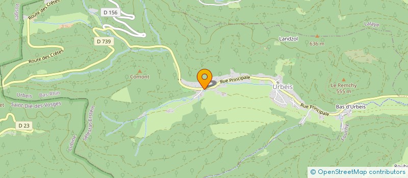 localisation de l'entreprise MONSIEUR DOMINIQUE MARTIN  URBEIS