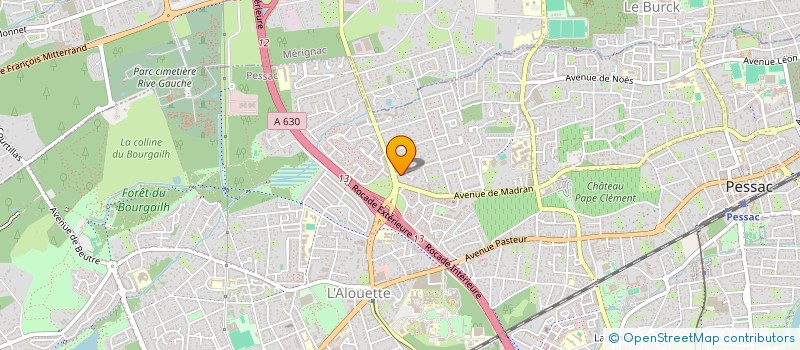 localisation de l'entreprise MONSIEUR DOMINIQUE MARTINEAU  PESSAC