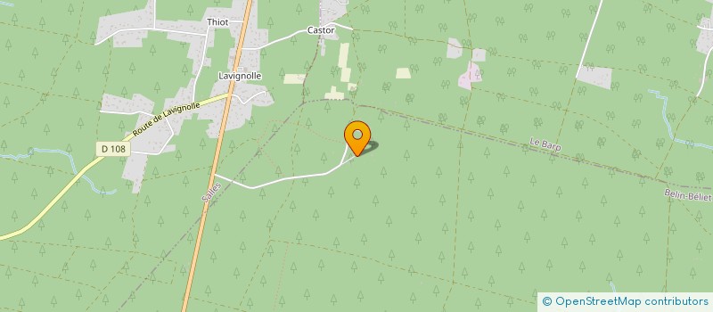 localisation de l'entreprise MONSIEUR DOMINIQUE MASSIE  BELIN BELIET