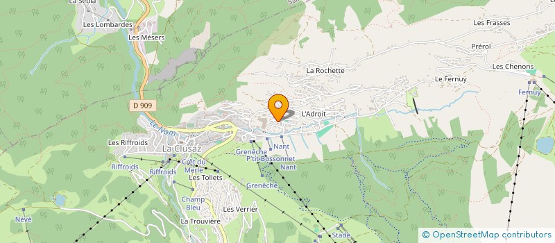 localisation de l'entreprise MONSIEUR DOMINIQUE MASSON à LA CLUSAZ