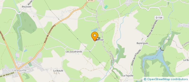 localisation de l'entreprise MONSIEUR DOMINIQUE MATHONNAT  DURDAT-LAREQUILLE