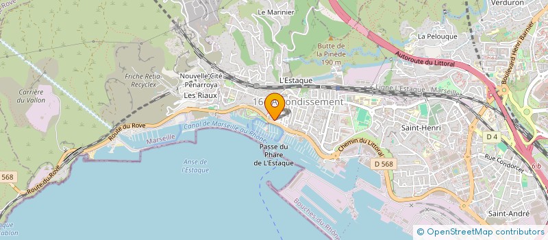localisation de l'entreprise MONSIEUR DOMINIQUE MATTEACCI à MARSEILLE