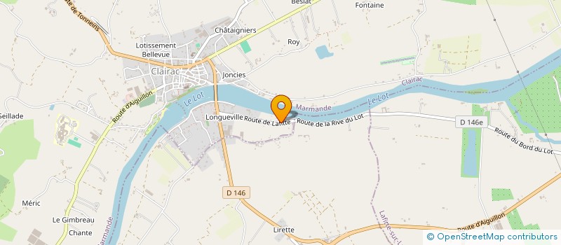 localisation de l'entreprise MONSIEUR DOMINIQUE MATTIUZZI à CLAIRAC