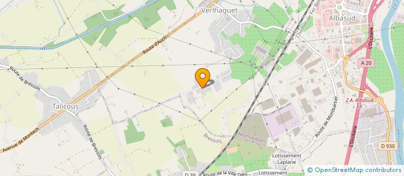 localisation de l'entreprise MONSIEUR DOMINIQUE MAUREL  MONTAUBAN