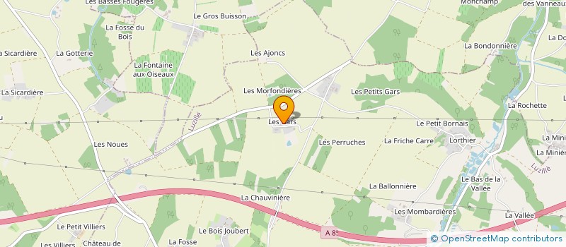 localisation de l'entreprise MONSIEUR DOMINIQUE MAURICE  LUZILLE