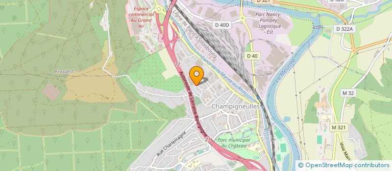 localisation de l'entreprise MONSIEUR DOMINIQUE MAURICE  CHAMPIGNEULLES