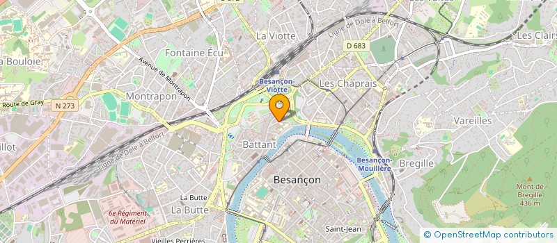 localisation de l'entreprise MONSIEUR DOMINIQUE MAYALA  BESANCON