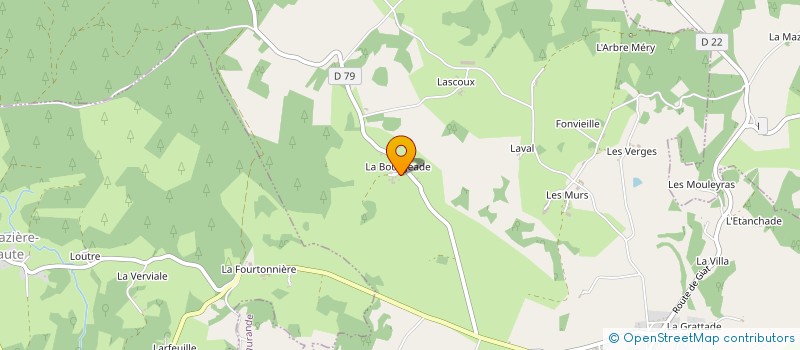 localisation de l'entreprise MONSIEUR DOMINIQUE MAZUEL  EYGURANDE