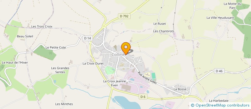 localisation de l'entreprise MONSIEUR DOMINIQUE MEDICO à LE MENE