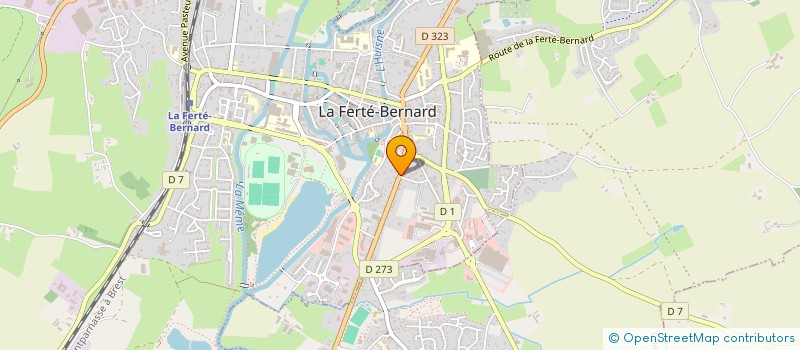 localisation de l'entreprise MONSIEUR DOMINIQUE MENAGER à LA FERTE-BERNARD