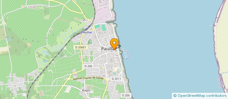 localisation de l'entreprise MONSIEUR DOMINIQUE MENARD  PAUILLAC