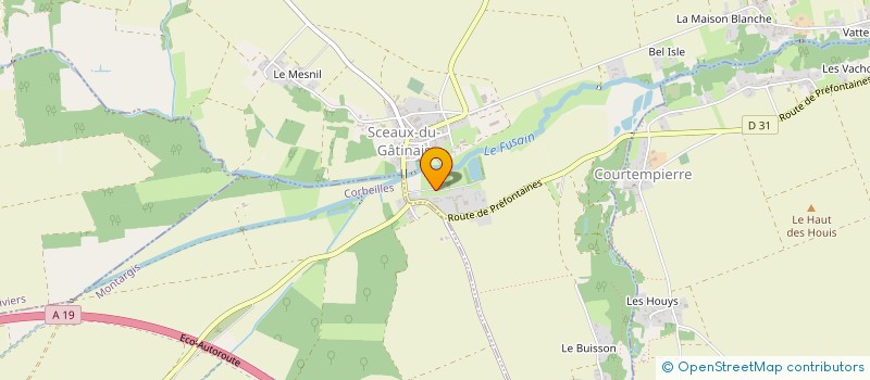 localisation de l'entreprise MONSIEUR DOMINIQUE MERCIER à SCEAUX-DU-GATINAIS
