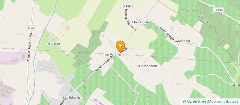 localisation de l'entreprise MONSIEUR DOMINIQUE MERLET à NERCILLAC
