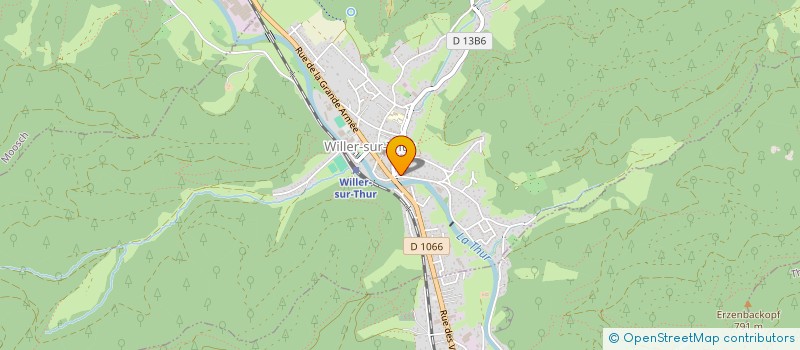 localisation de l'entreprise MONSIEUR DOMINIQUE MERLI  WILLER-SUR-THUR