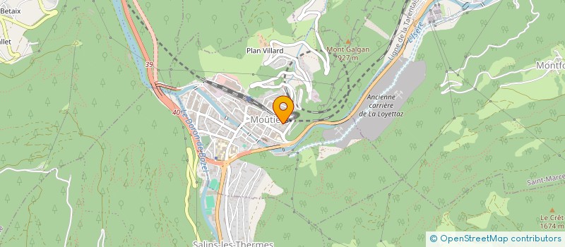 localisation de l'entreprise MONSIEUR DOMINIQUE MERTUK à MOUTIERS