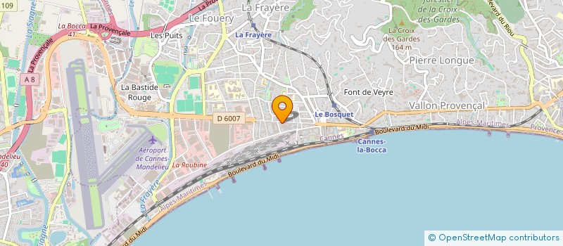 localisation de l'entreprise MONSIEUR DOMINIQUE MERTZ à CANNES