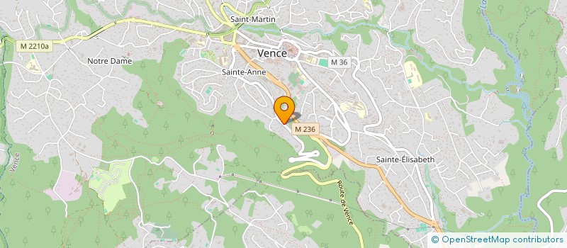 localisation de l'entreprise MONSIEUR DOMINIQUE MEYER  VENCE