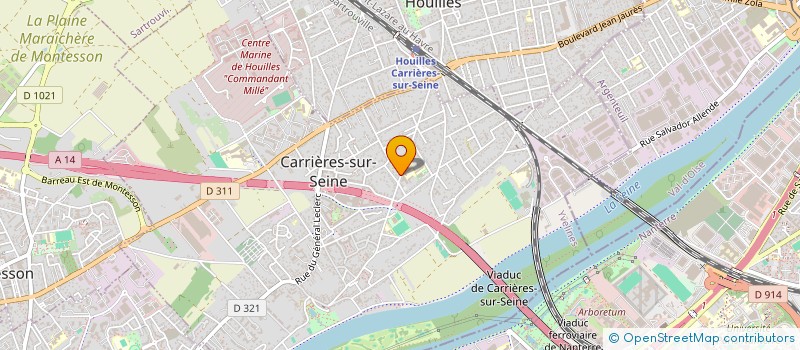 localisation de l'entreprise MONSIEUR DOMINIQUE MEYER à CARRIERES-SUR-SEINE