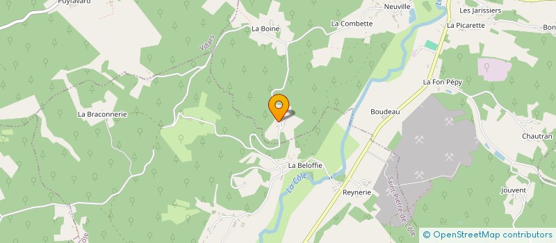 localisation de l'entreprise MONSIEUR DOMINIQUE MEYNARD  EYZERAC