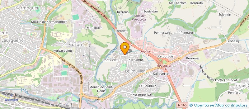 localisation de l'entreprise MONSIEUR DOMINIQUE MEYNIER  ERGUE-GABERIC