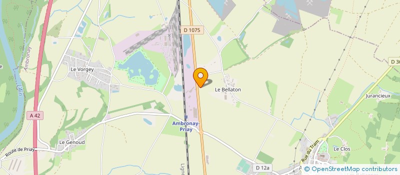 localisation de l'entreprise MONSIEUR DOMINIQUE MICHALON  AMBRONAY