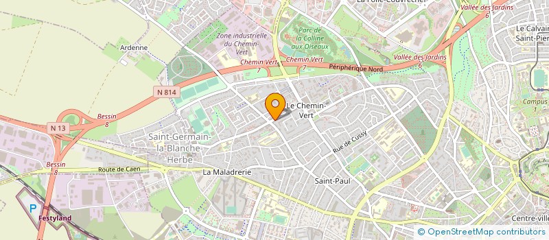 localisation de l'entreprise MONSIEUR DOMINIQUE MICHEL à CAEN
