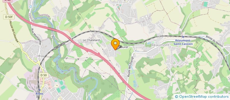 localisation de l'entreprise MONSIEUR DOMINIQUE MICHEL  REAUMONT