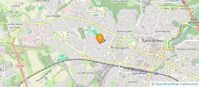 localisation de l'entreprise MONSIEUR DOMINIQUE MICHEL à SAINT-BRIEUC