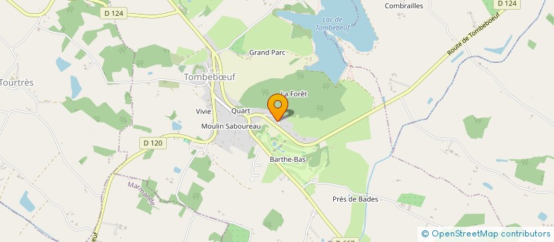 localisation de l'entreprise MONSIEUR DOMINIQUE MICHELIN  TOMBEBUF