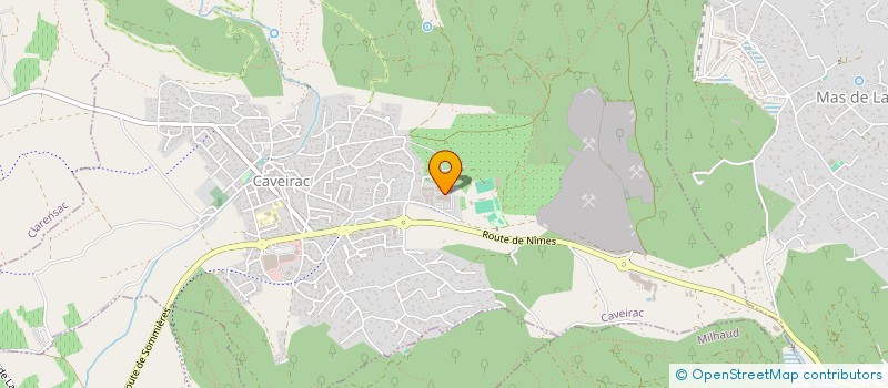 localisation de l'entreprise MONSIEUR DOMINIQUE MILLET  CAVEIRAC